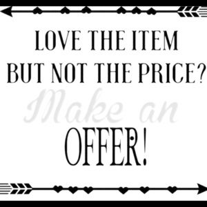 Make an offer, bundle for discounts!